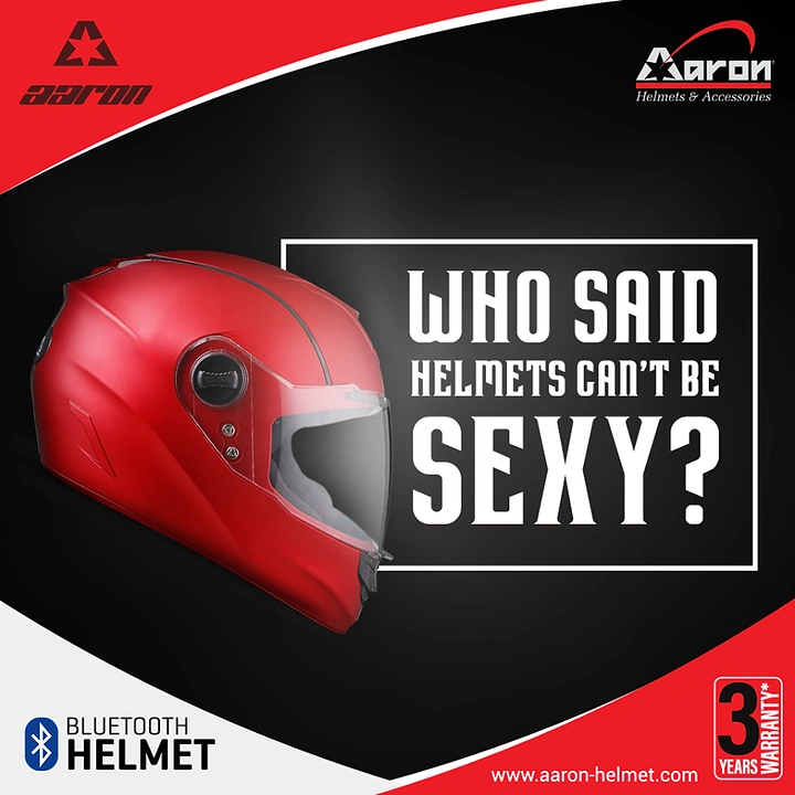 Helmets & Riding Gear creative ad: Witty sexy-helmet positioning