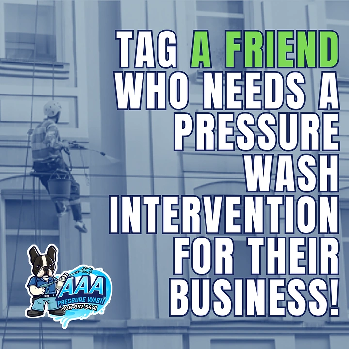 Pressure Washing creative ad: Witty pressure-wash intervention premise