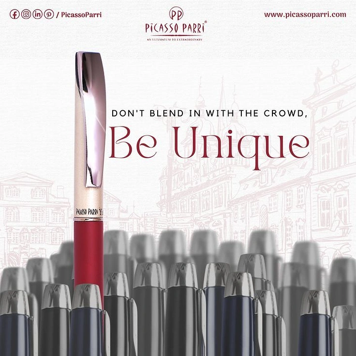 Pens & Writing Instruments creative ad: Pen stands out from crowded crowd