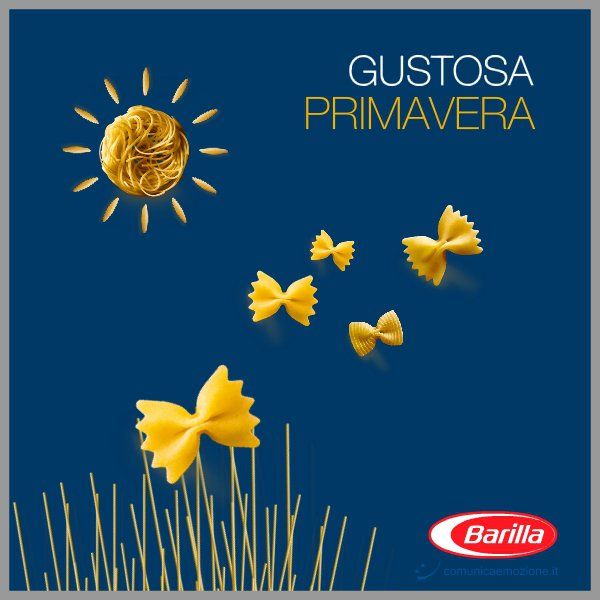 Instagram post: Pasta shapes become spring flowers