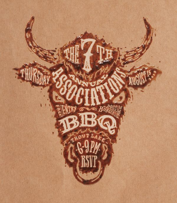 Instagram post: Bull-horn motif transforms BBQ festival identity