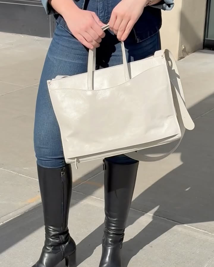 Instagram post: Bag becomes labeled travel command center, slide 7