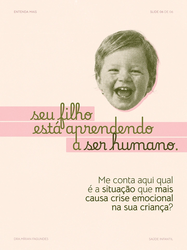 Pediatricians & Children's Clinics creative ad: Human-development copy with child portrait