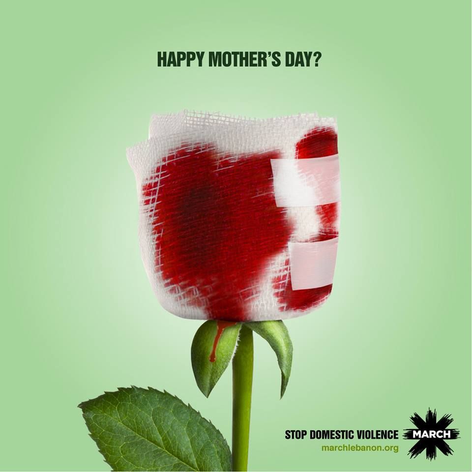 Rose bloom made of blood-soaked bandage gauze
