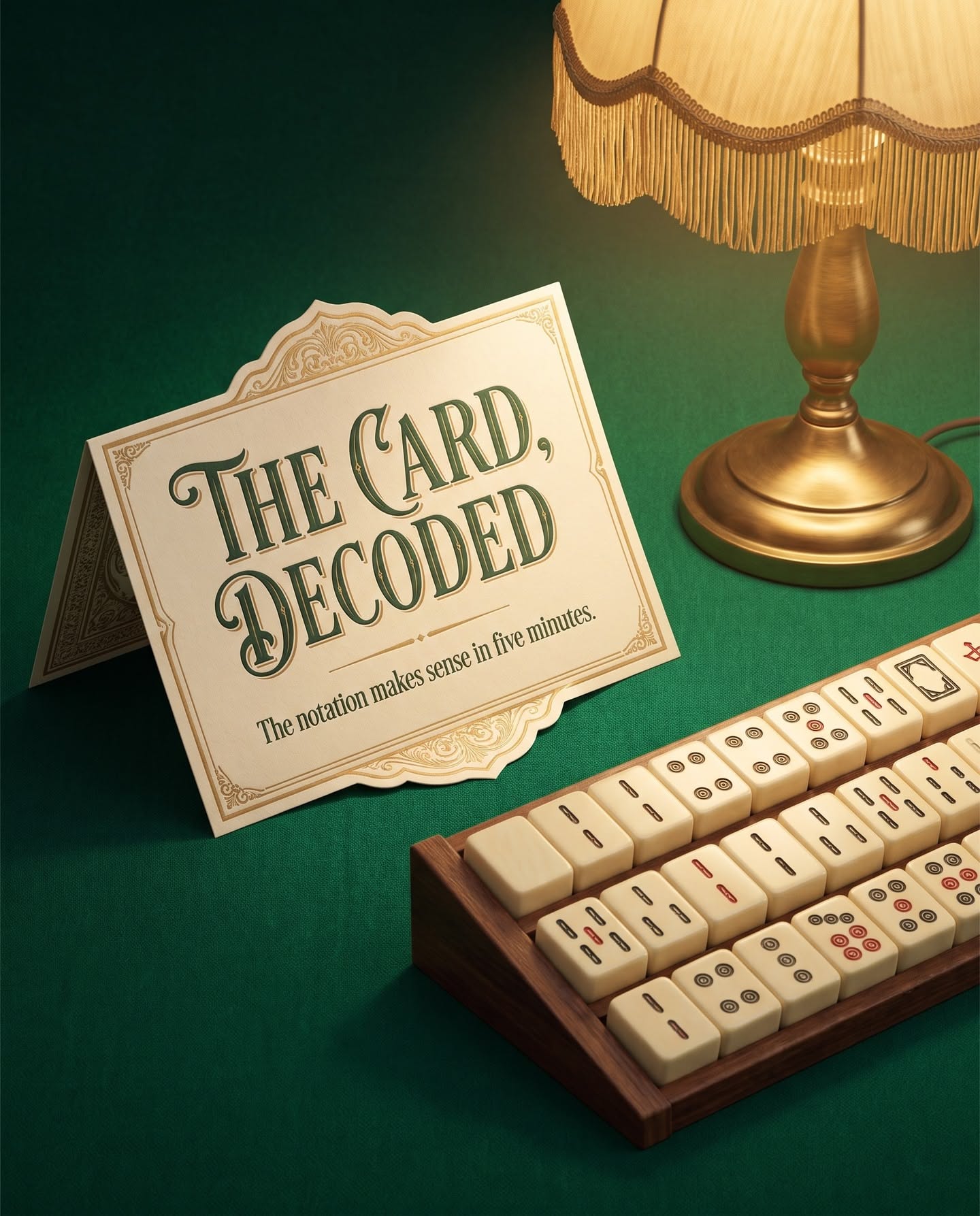 Instagram post: Cards reimagined as decoded artifacts, slide 1