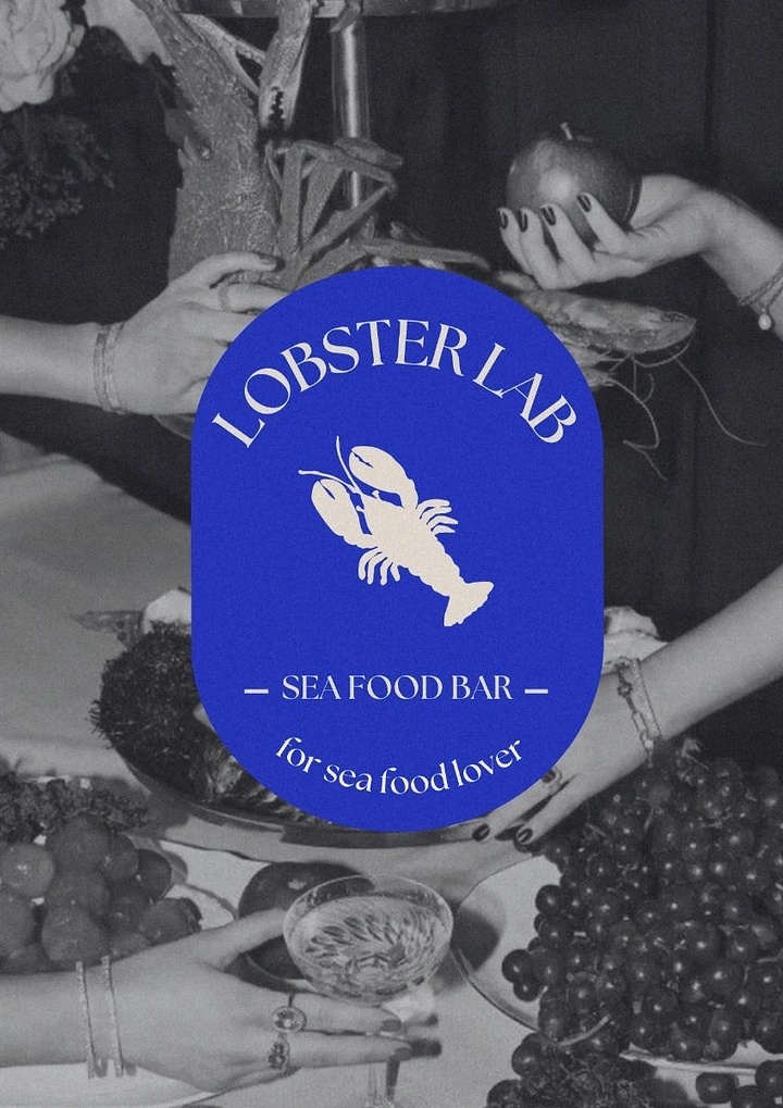 Seafood Restaurants creative ad: Lobster Lab branding creates a memorable identity
