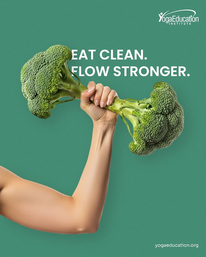 Nutritionists & Dietitians creative ad: Arm lifting a broccoli-headed stalk like a dumbbell