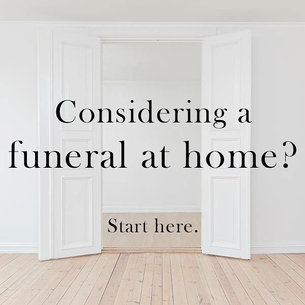 Funeral Services creative ad: Open doors metaphor for home funeral