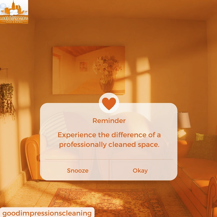Cleaning Services creative ad: Phone reminder pop-up as ad format