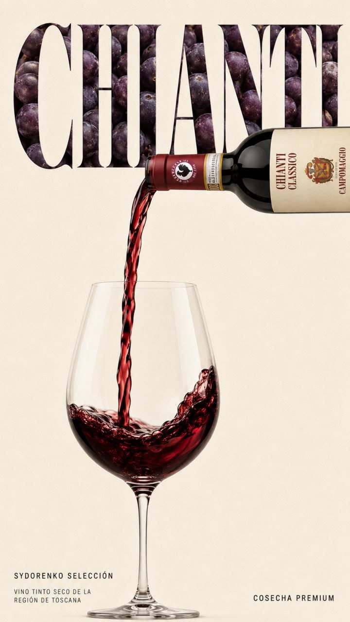 Story: Red wine pouring from a bottle into a glass