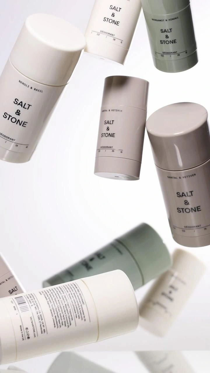 Deodorants & Antiperspirants creative ad: Floating tubes create unexpected product composition