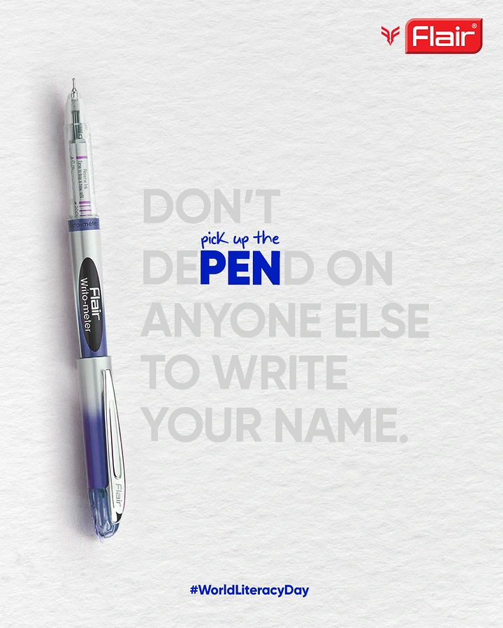 Pens & Writing Instruments creative ad: Witty copy about owning authorship