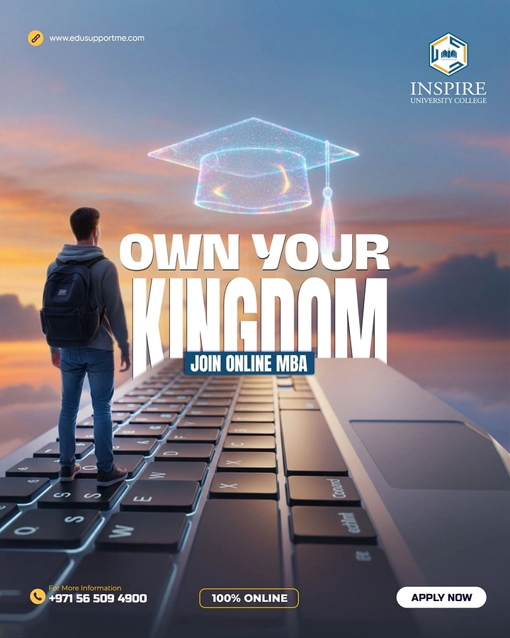 Universities & Colleges creative ad: Keyboard becomes path toward academic success