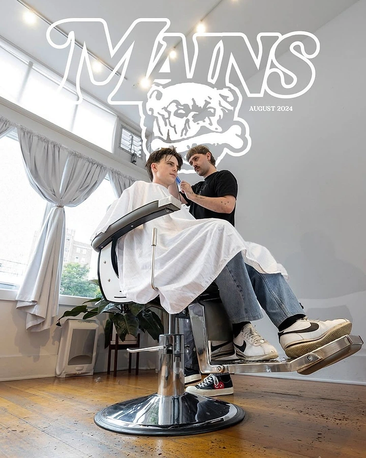 Barber Shops creative ad: Magazine-cover style barber shop editorial