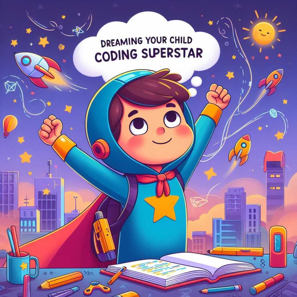 Instagram post: Coding superhero visual metaphor