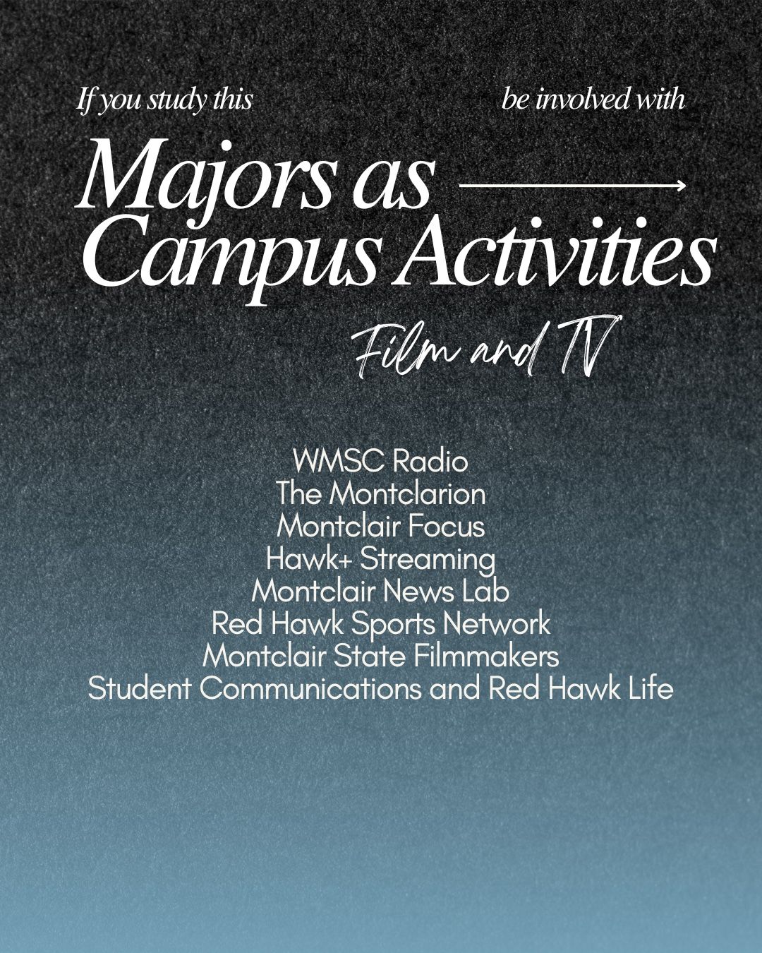Instagram post: Majors transformed into campus activities, slide 4
