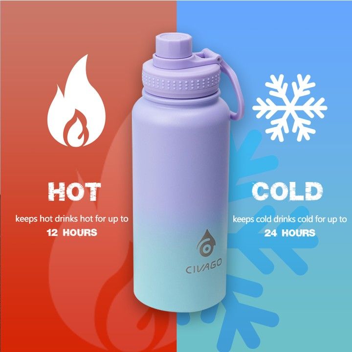 Instagram post: Hot-cold split benefit metaphor