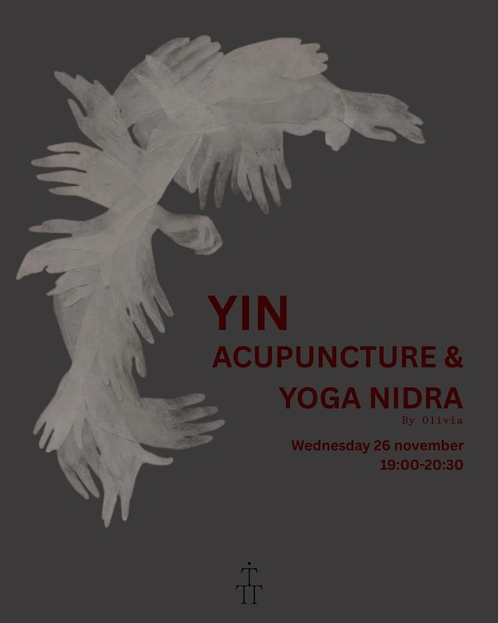 Acupuncture & Cupping Clinics creative ad: Yin hands create organic circular symbol