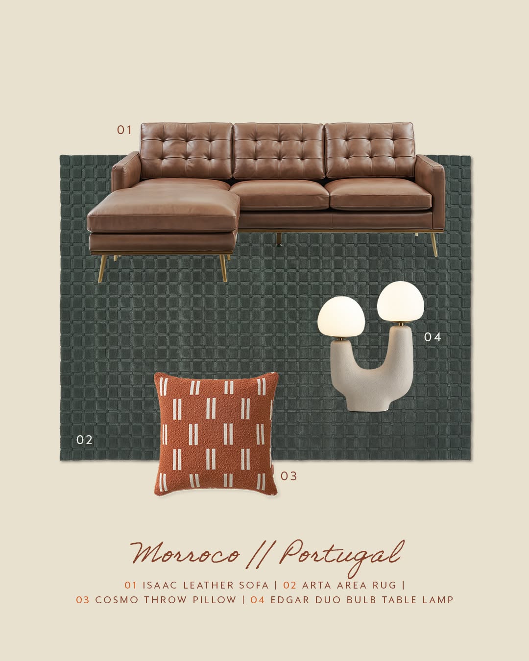 Instagram post: Team jersey inspires rug styling, slide 3