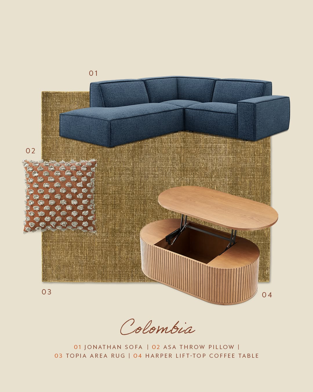 Instagram post: Team jersey inspires rug styling, slide 4