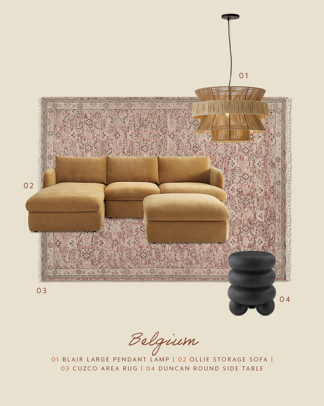 Instagram post: Team jersey inspires rug styling, slide 5