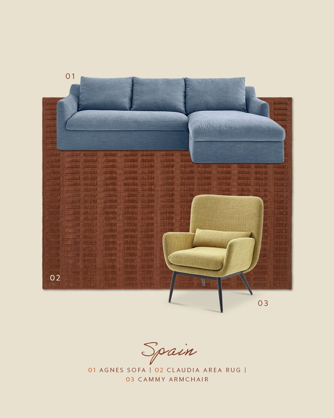 Instagram post: Team jersey inspires rug styling, slide 7