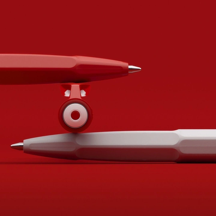 Pens & Writing Instruments creative ad: Pens cleverly become skateboards