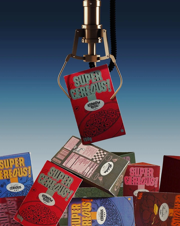 Breakfast Cereals & Oats creative ad: Microscope turns cereal packaging into spectacle