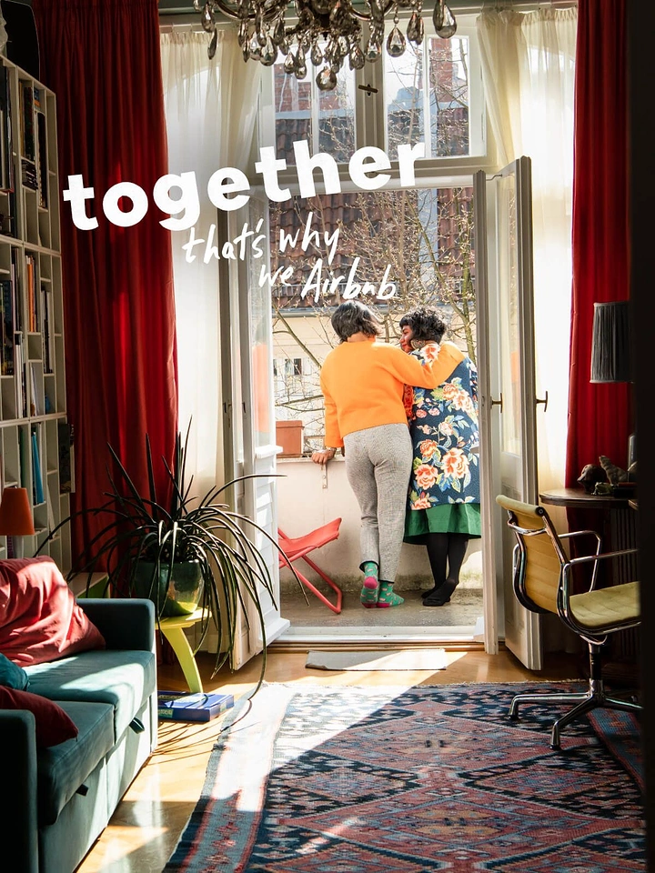 Vacation Rentals & Holiday Homes creative ad: Togetherness copy naturally supports Airbnb stay