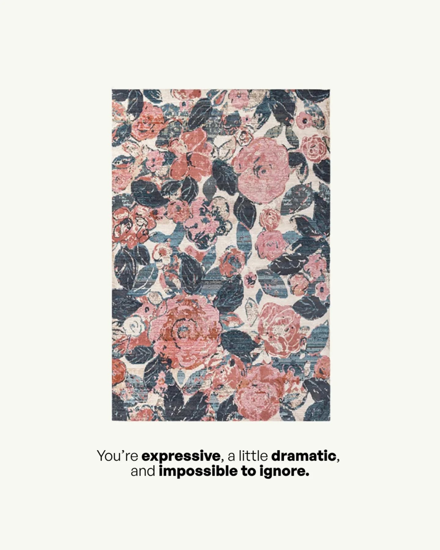Instagram post: Personality copy gives rugs character, slide 5