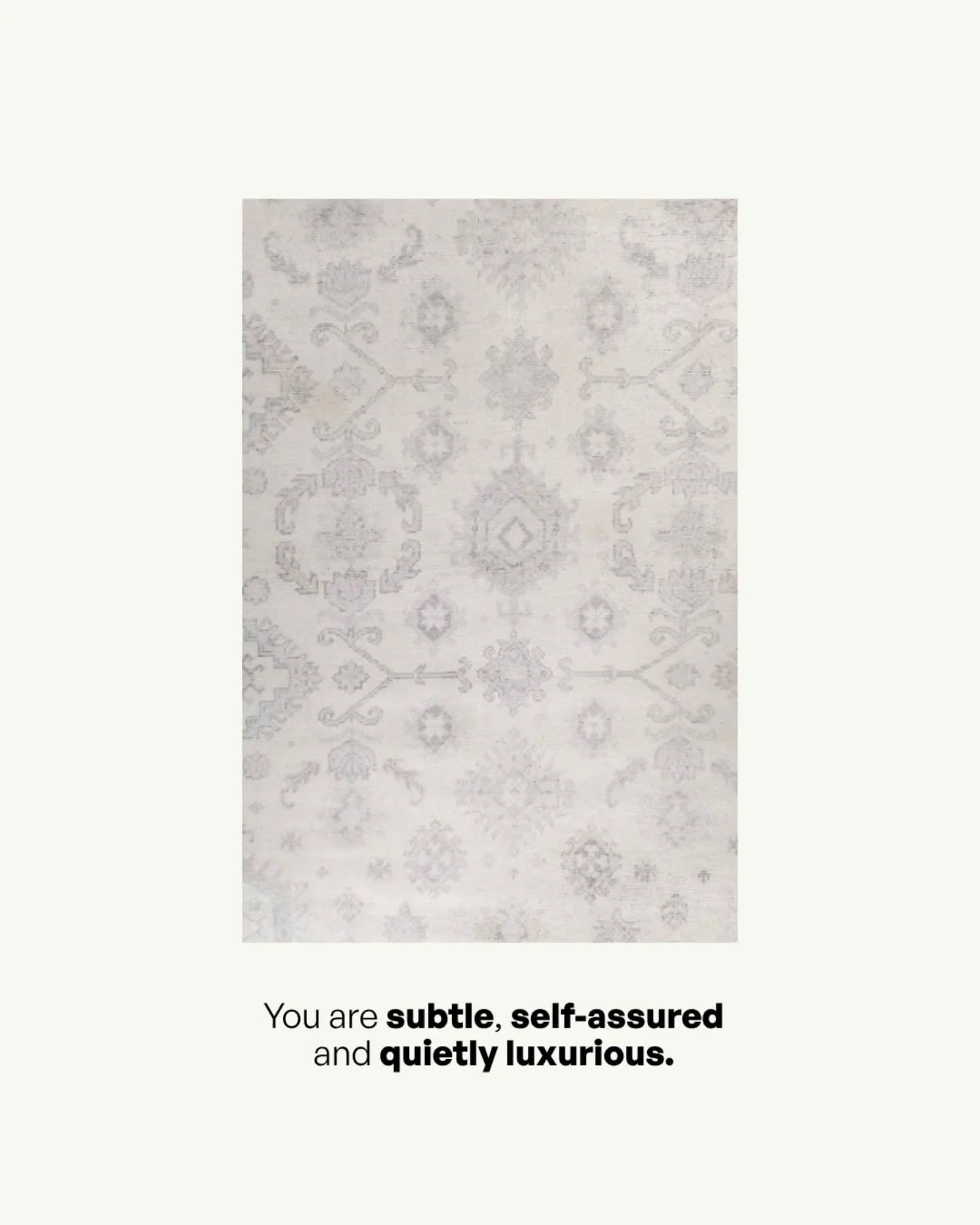 Instagram post: Personality copy gives rugs character, slide 8
