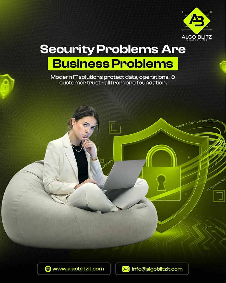 Cybersecurity Companies creative ad: Cleverly reframes security problems as business problems