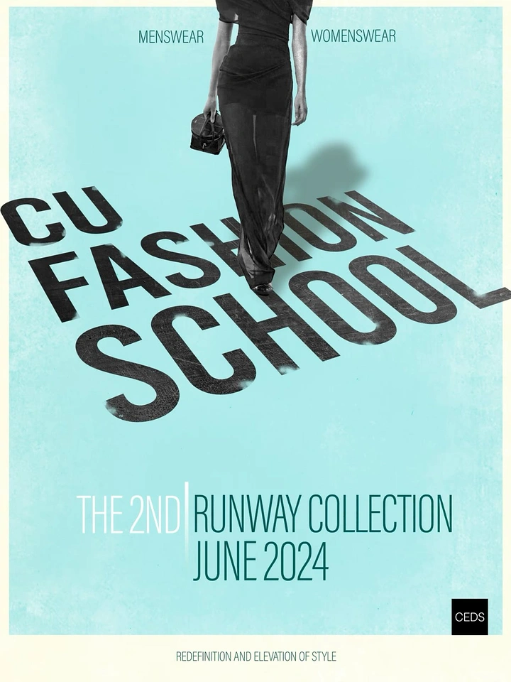 Design & Animation Schools creative ad: Strong fashion-school typography interaction