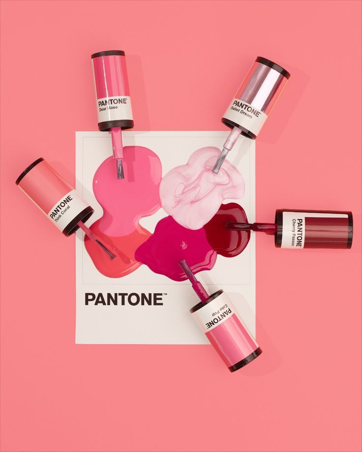 Instagram post: Pantone swatch concept frames polish shades, slide 1