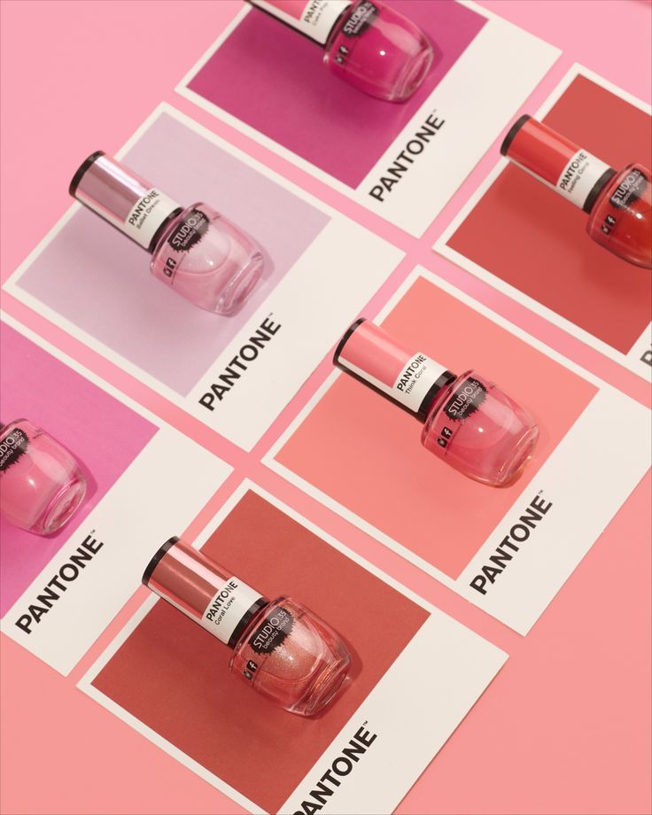 Instagram post: Pantone swatch concept frames polish shades, slide 2