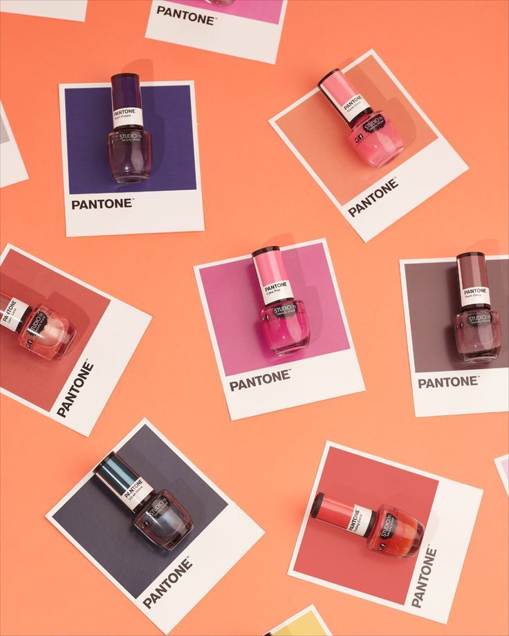 Instagram post: Pantone swatch concept frames polish shades, slide 3