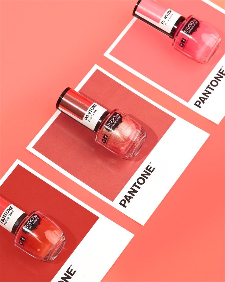 Instagram post: Pantone swatch concept frames polish shades, slide 5