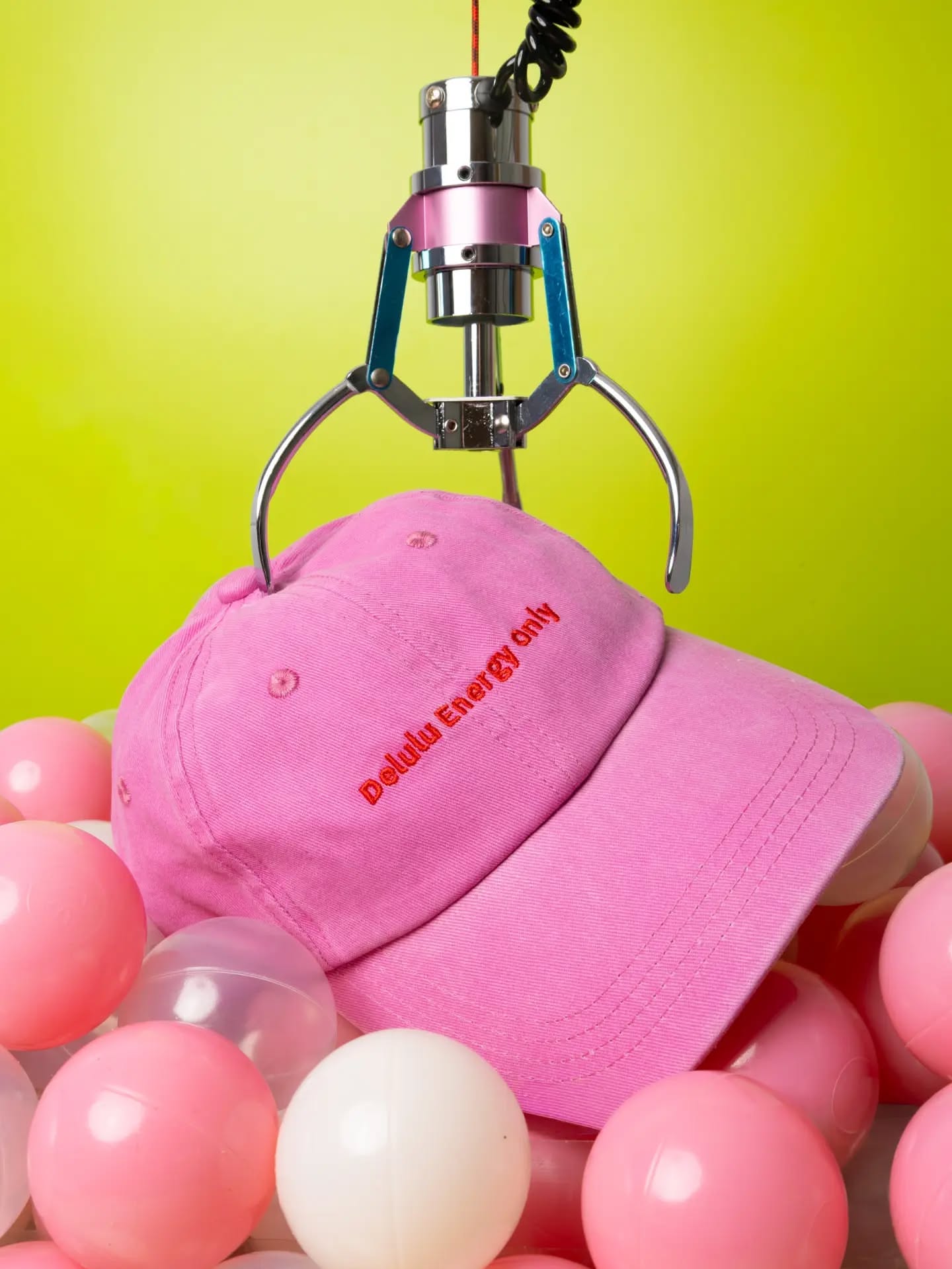 Instagram post: Claw machine creates memorable cap metaphor, slide 1