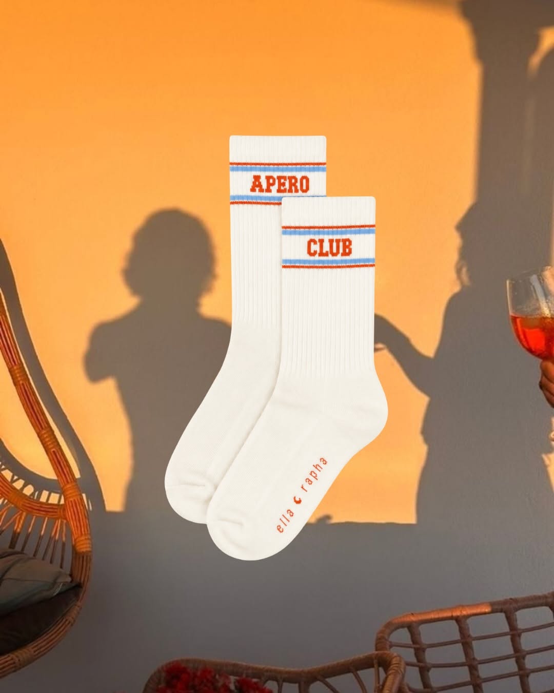 Instagram post: Aperol-themed shadow and product composition, slide 1