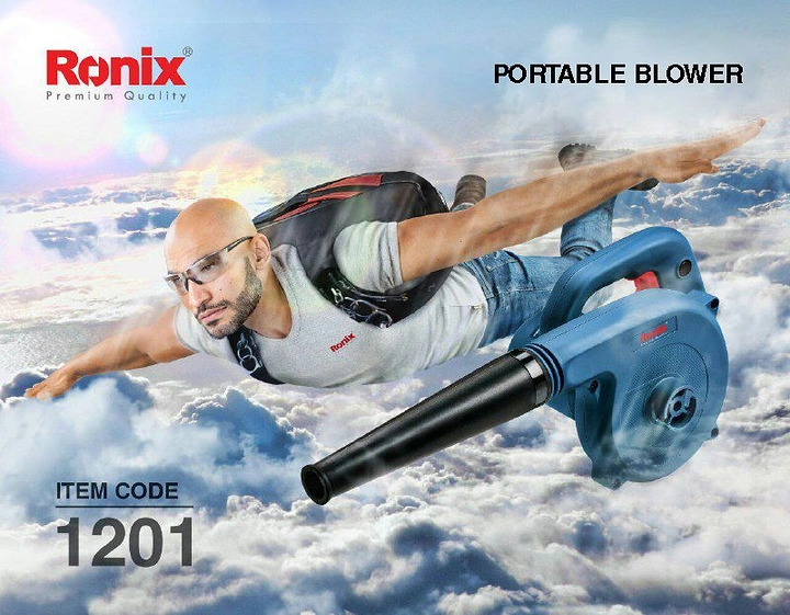 Power Tools creative ad: Surreal blower-powered flight concept