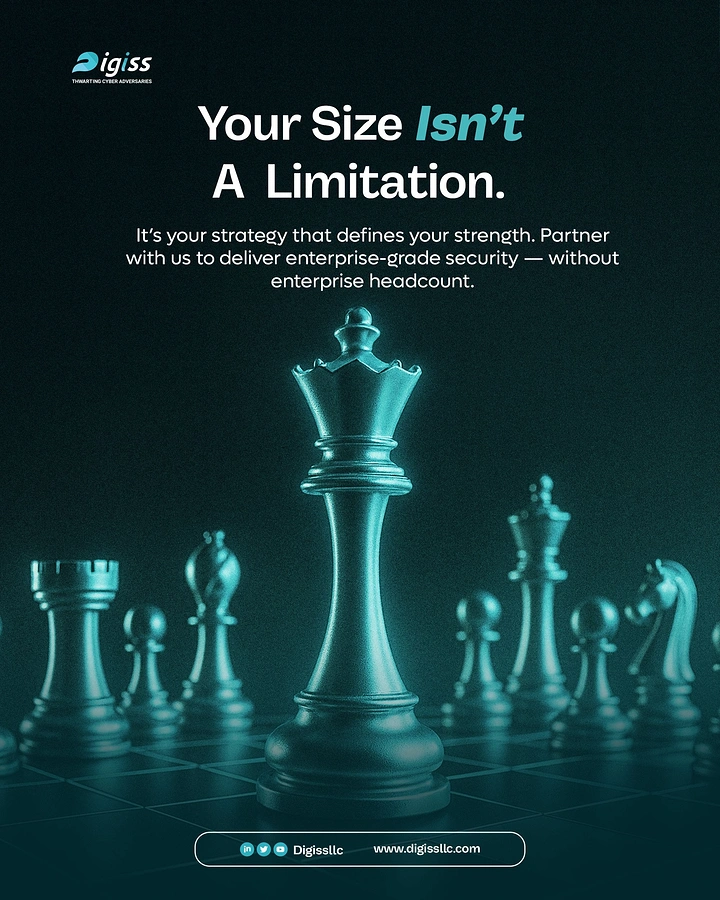 Cybersecurity Companies creative ad: Chess metaphor makes security positioning memorable