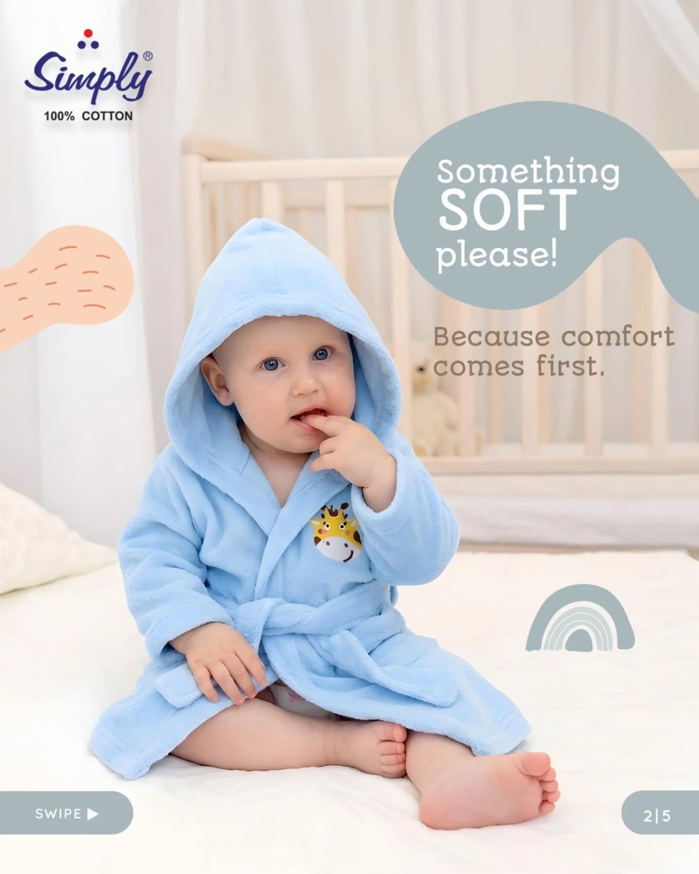 Instagram post: Witty 'if babies could buy' copy, slide 2