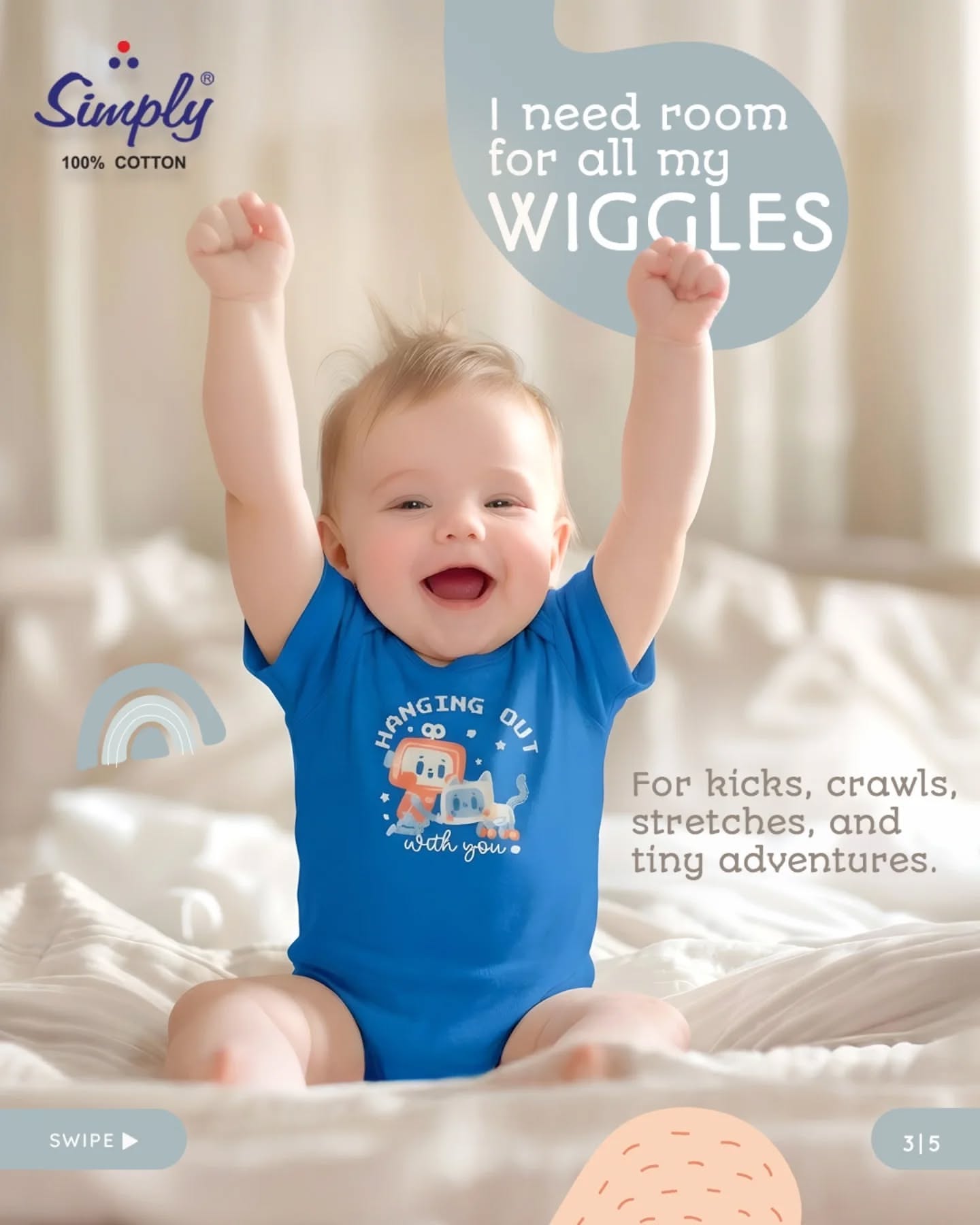 Instagram post: Witty 'if babies could buy' copy, slide 3