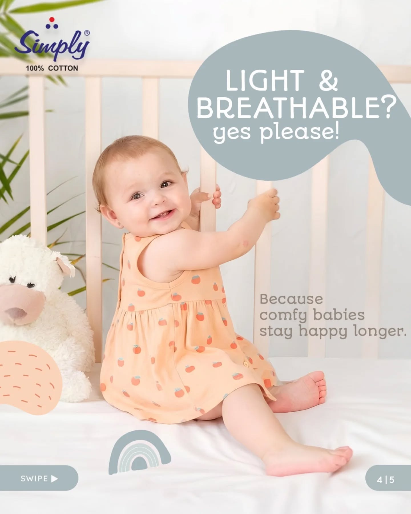 Instagram post: Witty 'if babies could buy' copy, slide 4