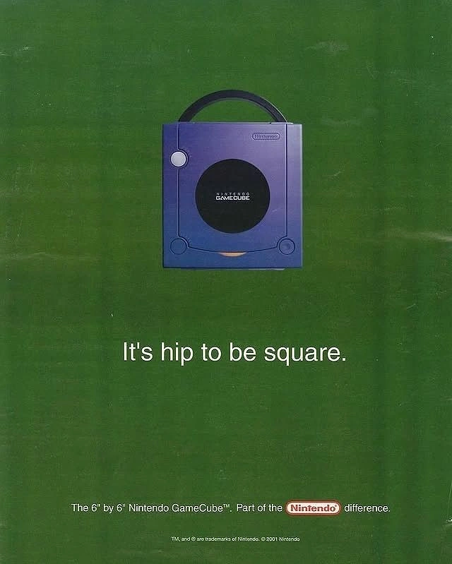 Gaming & Esports creative ad: 'Hip to be square' cube pun