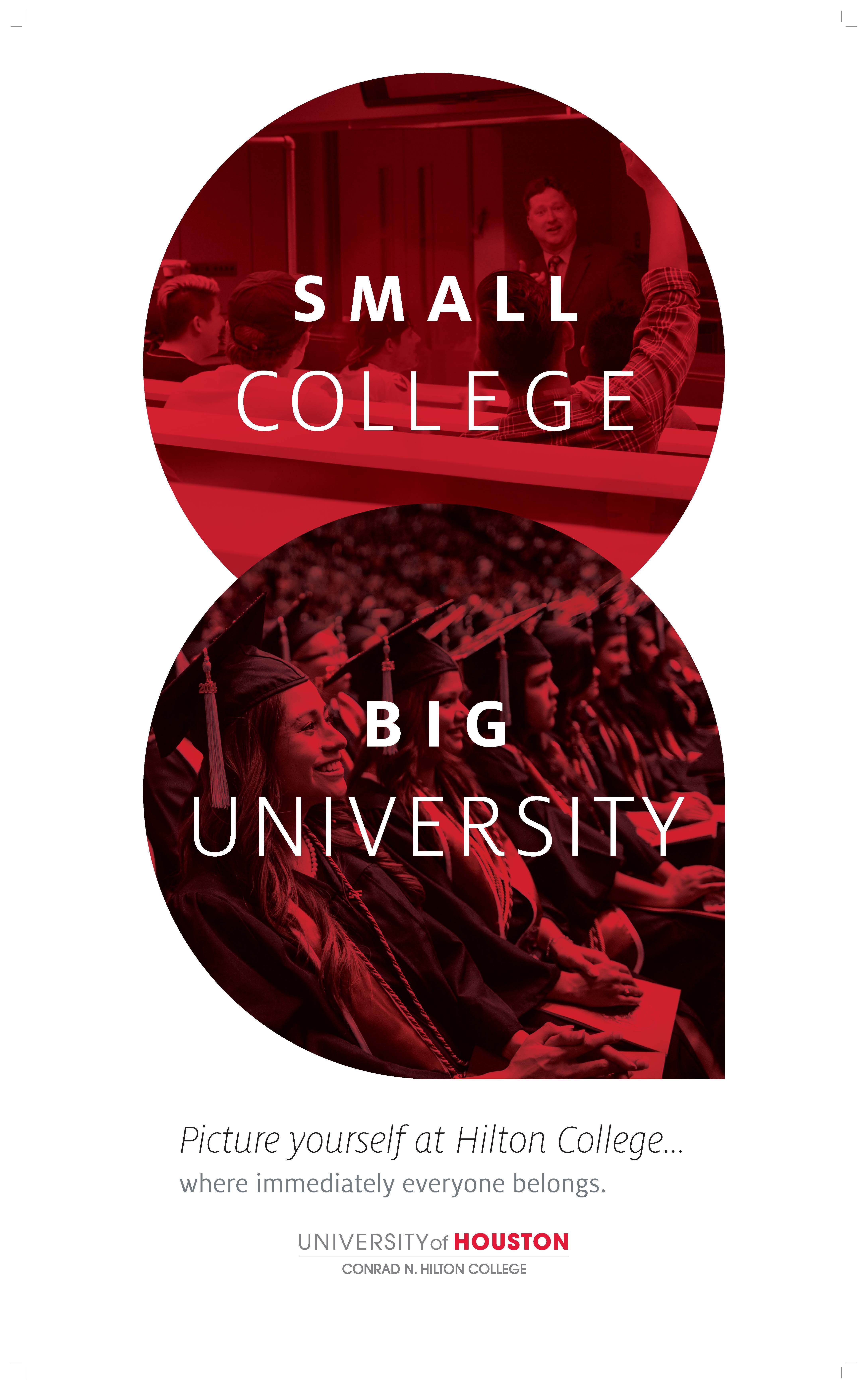 Story: Small-versus-big visual brand idea