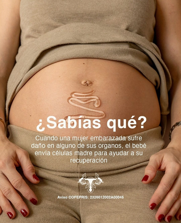 Maternity Hospitals & Gynaecologists creative ad: Pregnancy biology fact gets memorable visual treatment