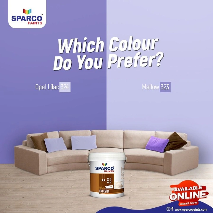 House Painters creative ad: Split-colour room poll, which shade