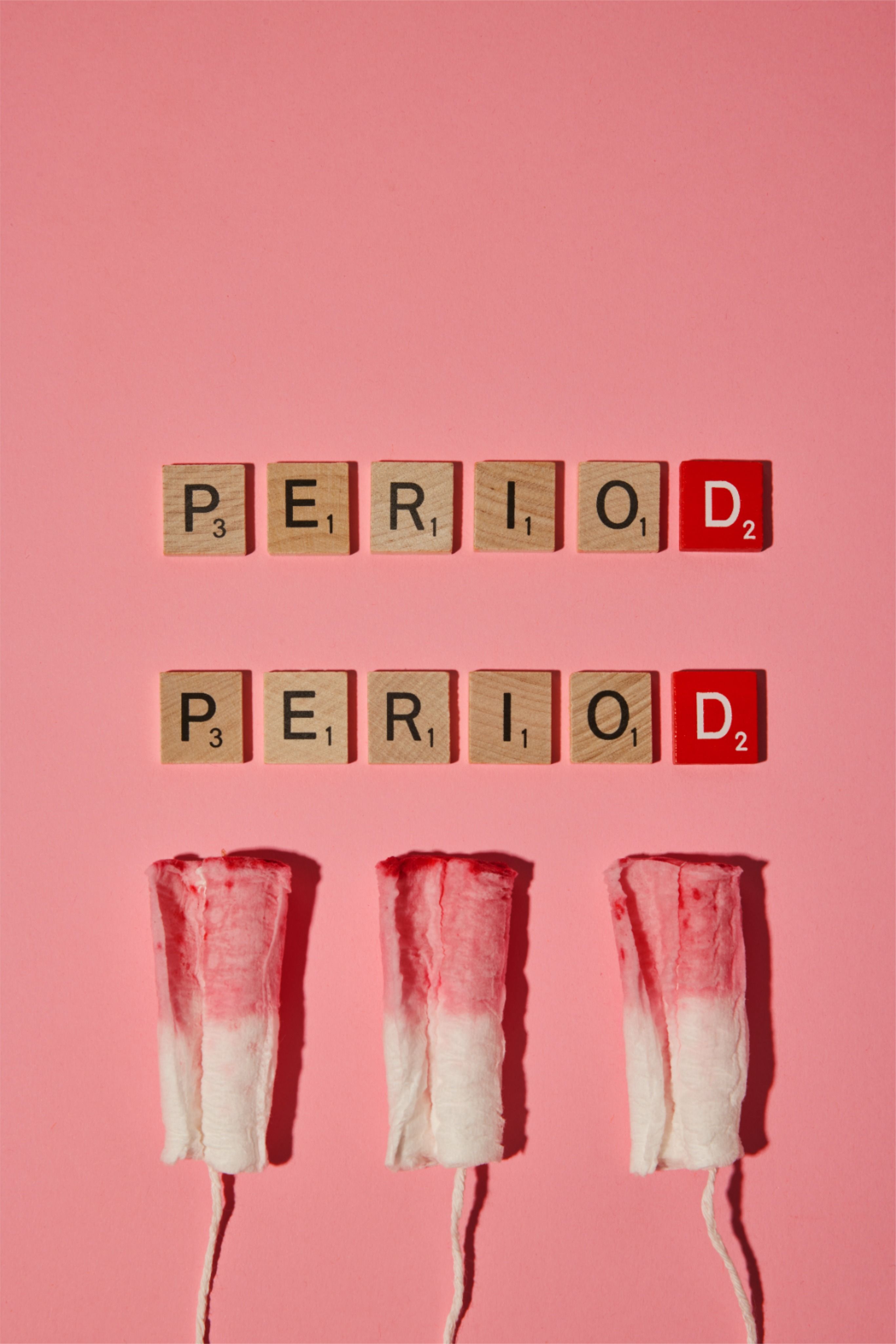 Story: Tampons become typographic period marks