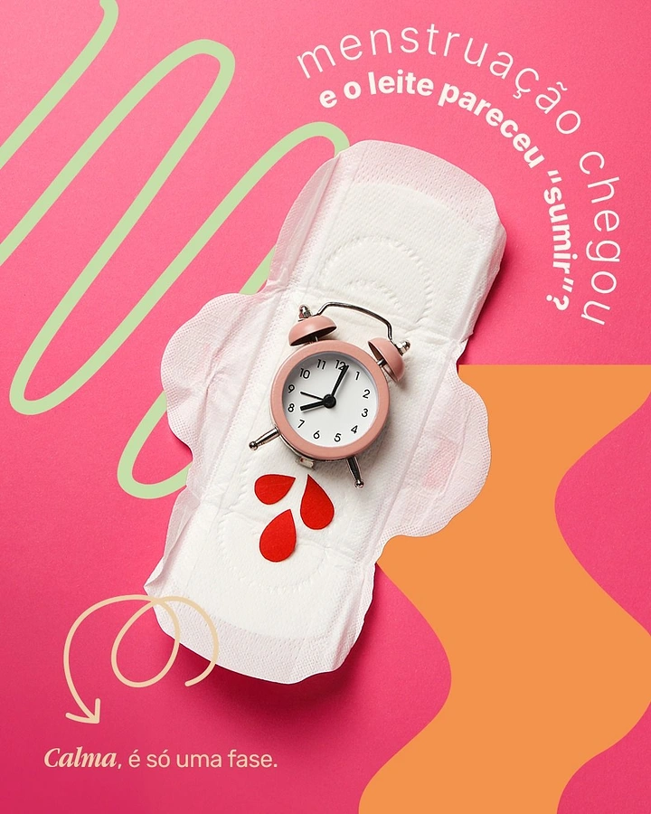 Period Care & Feminine Hygiene creative ad: clever clock metaphor for menstrual cycle